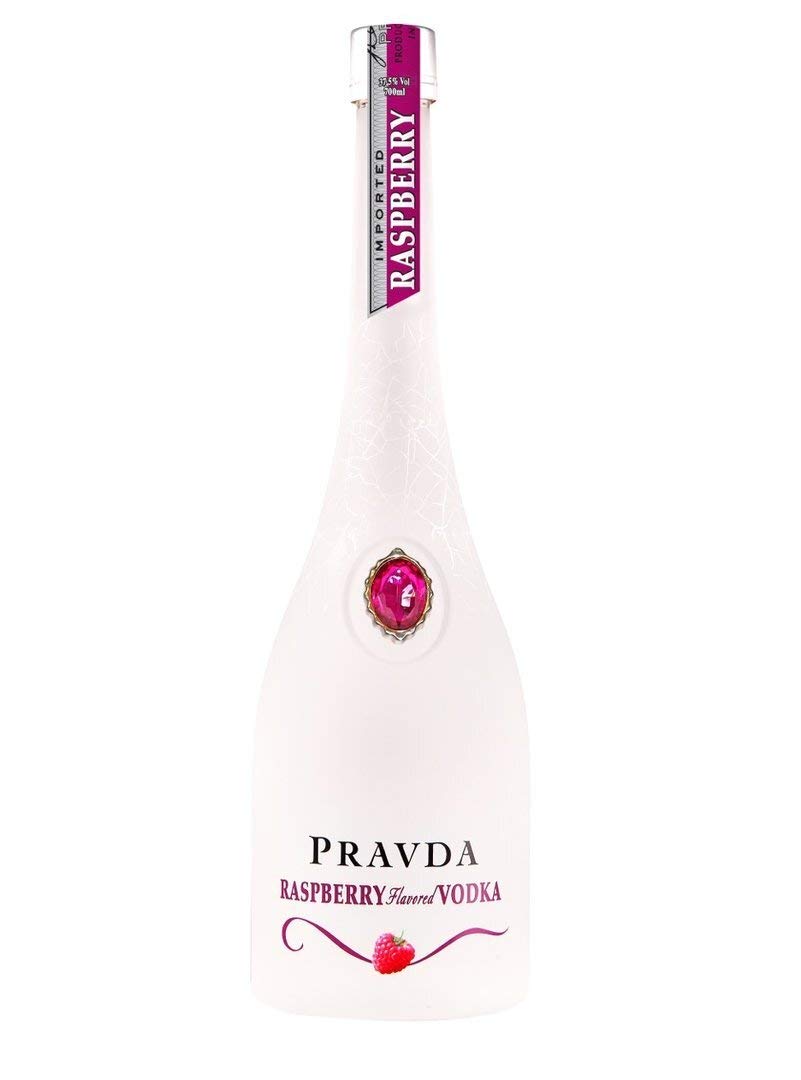 Pravda RASPBERRY Flavored Vodka 37,5% Vol. 0,7l — Piscosaveur