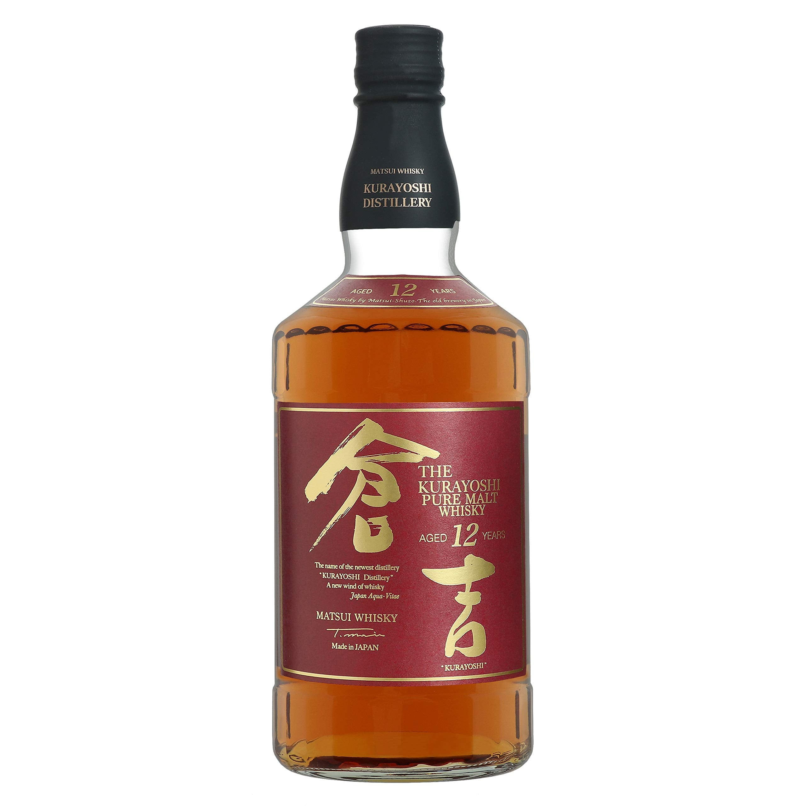 Matsui Whisky THE KURAYOSHI 12 Years Old Pure Malt Whisky 43% Vol. 0,7 — Piscosaveur