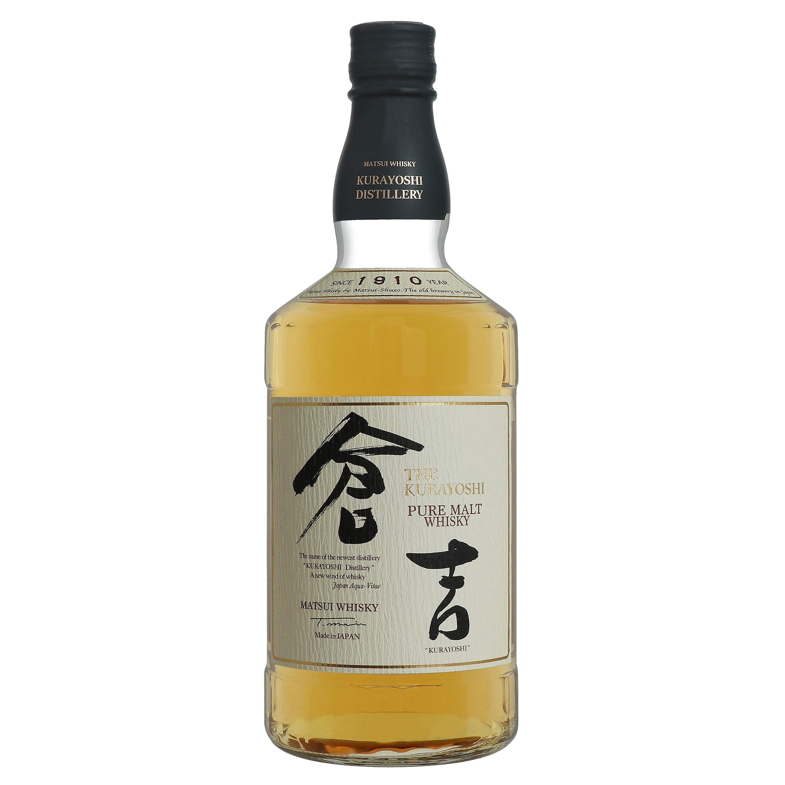 Matsui Whisky THE KURAYOSHI Pure Malt Whisky 43% Vol. 0,7l en boîte ca — Piscosaveur