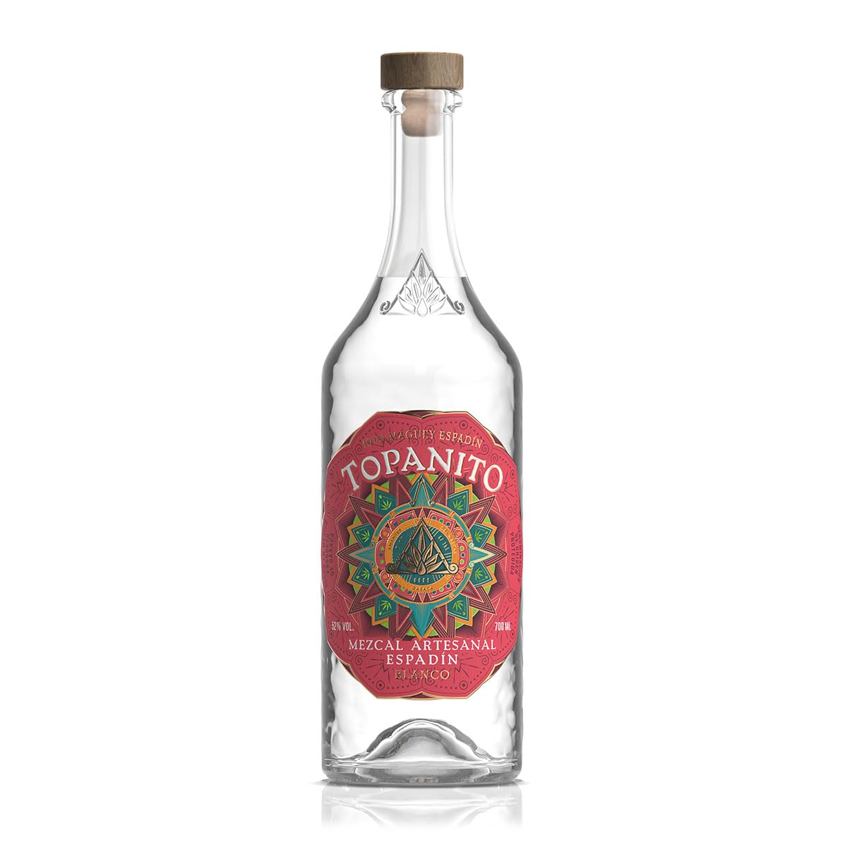 Topanito Mezcal Artesanal Blanco 100% Mague Espadín 52% Vol. 0,7l — Piscosaveur