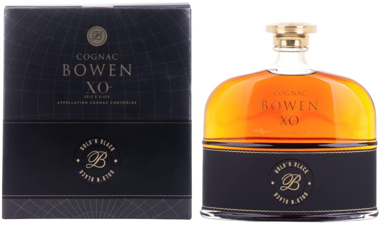 Cognac Bowen XO Gold'n Black 40% Vol. 0,7l en boîte cadeau