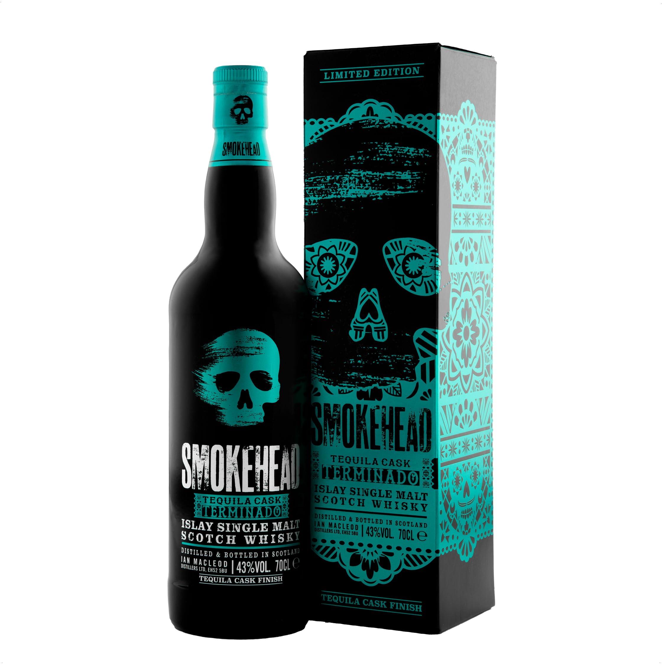 Smokehead TEQUILA CASK TERMINADO Islay Single Malt Whisky Limited Edit — Piscosaveur
