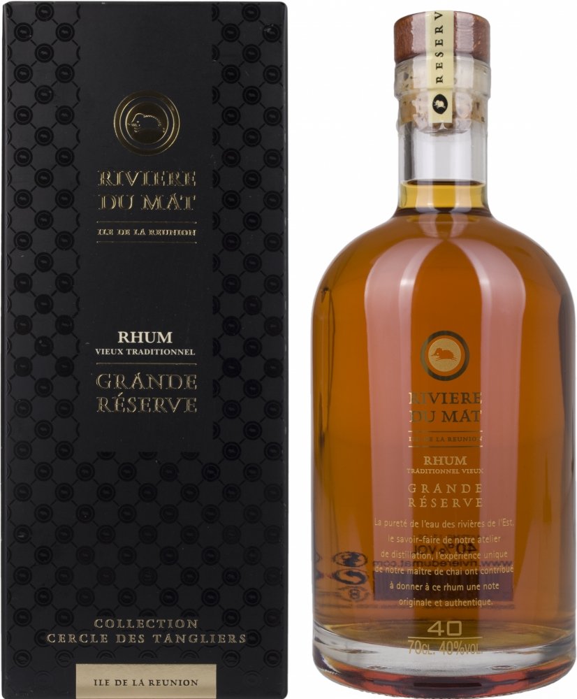 Rivière Du Mât Grande Réserve 40% Vol. 0,7l en boîte cadeau — Piscosaveur
