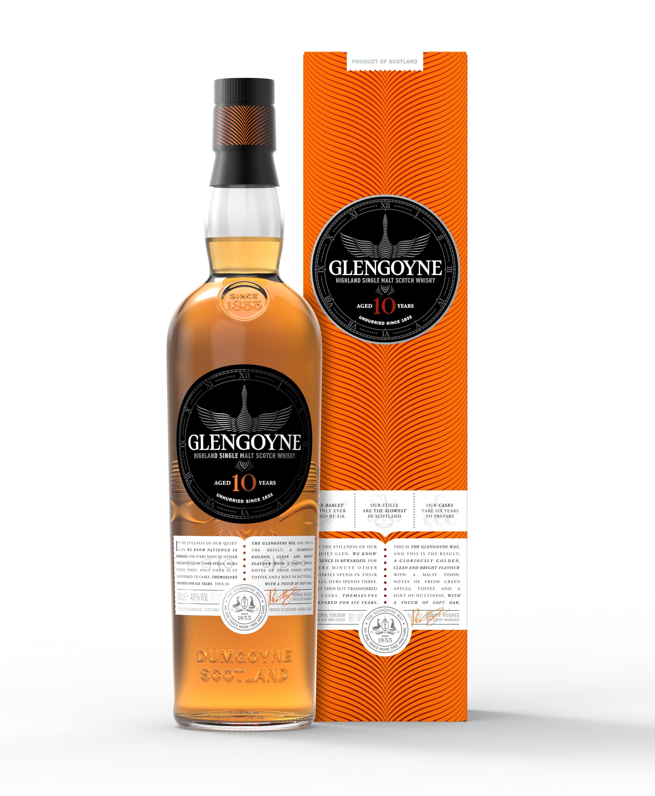 Glengoyne 10 Years Old Highland Single Malt Scotch Whisky 40% Vol. 0,7 — Piscosaveur