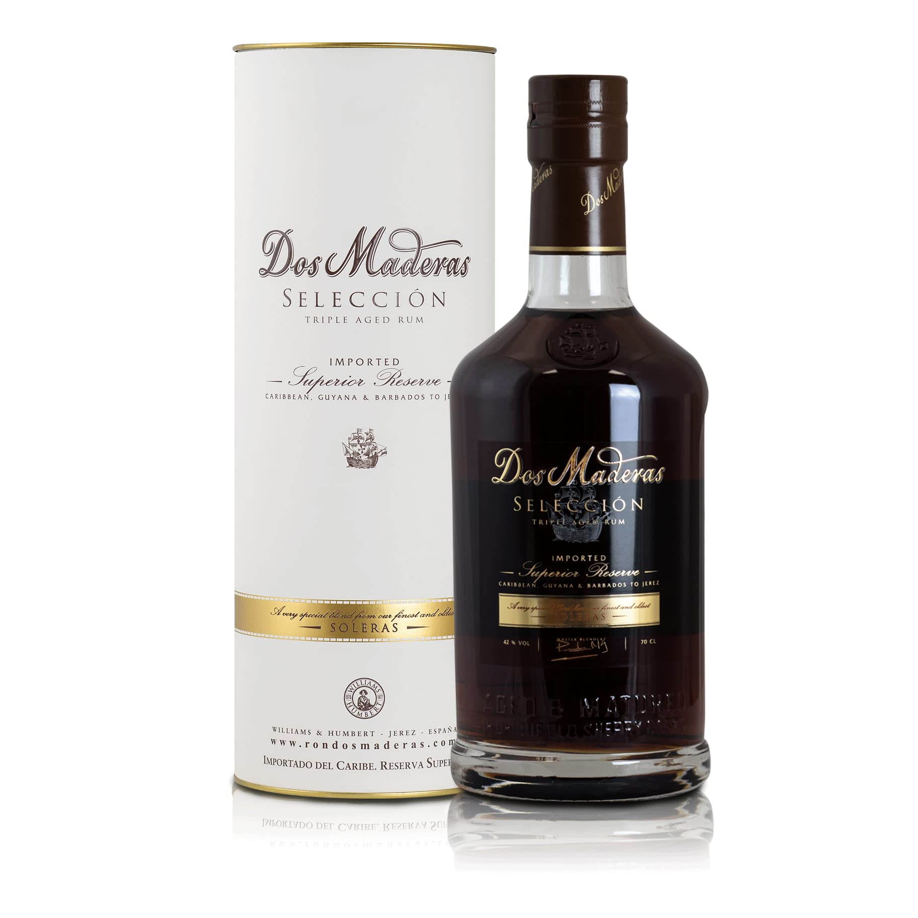 Dos Maderas Selección Superior Reserve Triple Aged Rum 42% Vol. 0,7l e — Piscosaveur