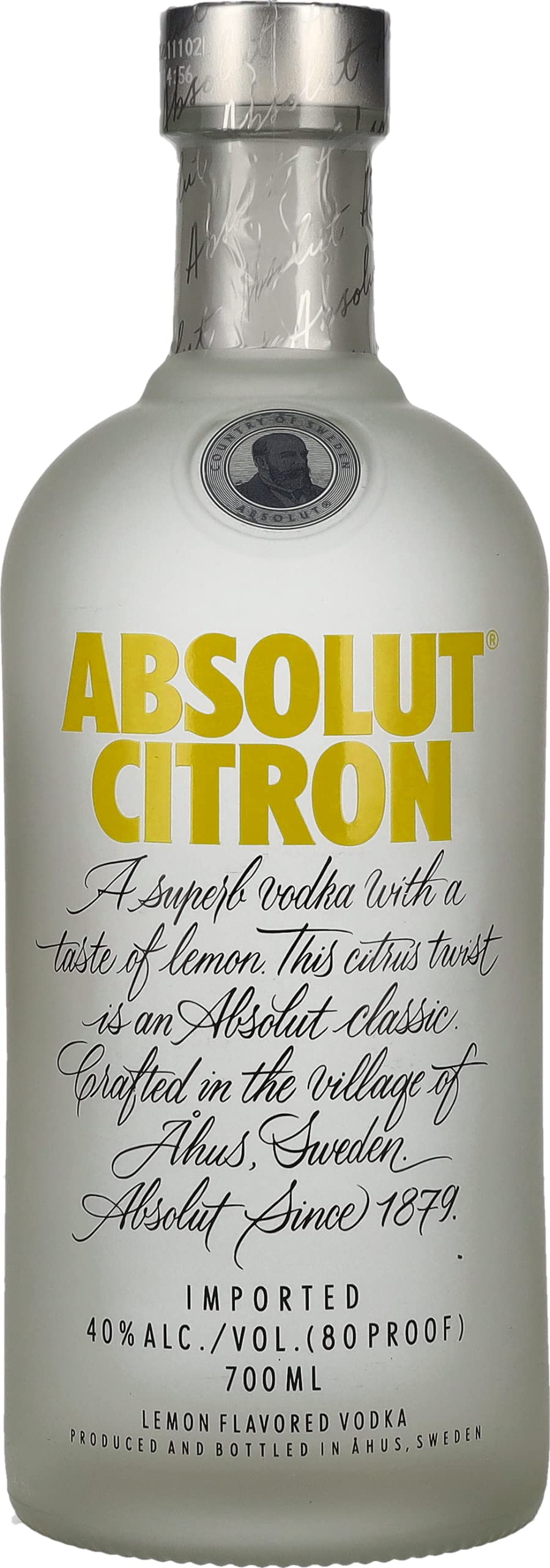 Absolut CITRON Flavored Vodka 40% Vol. 0,7l