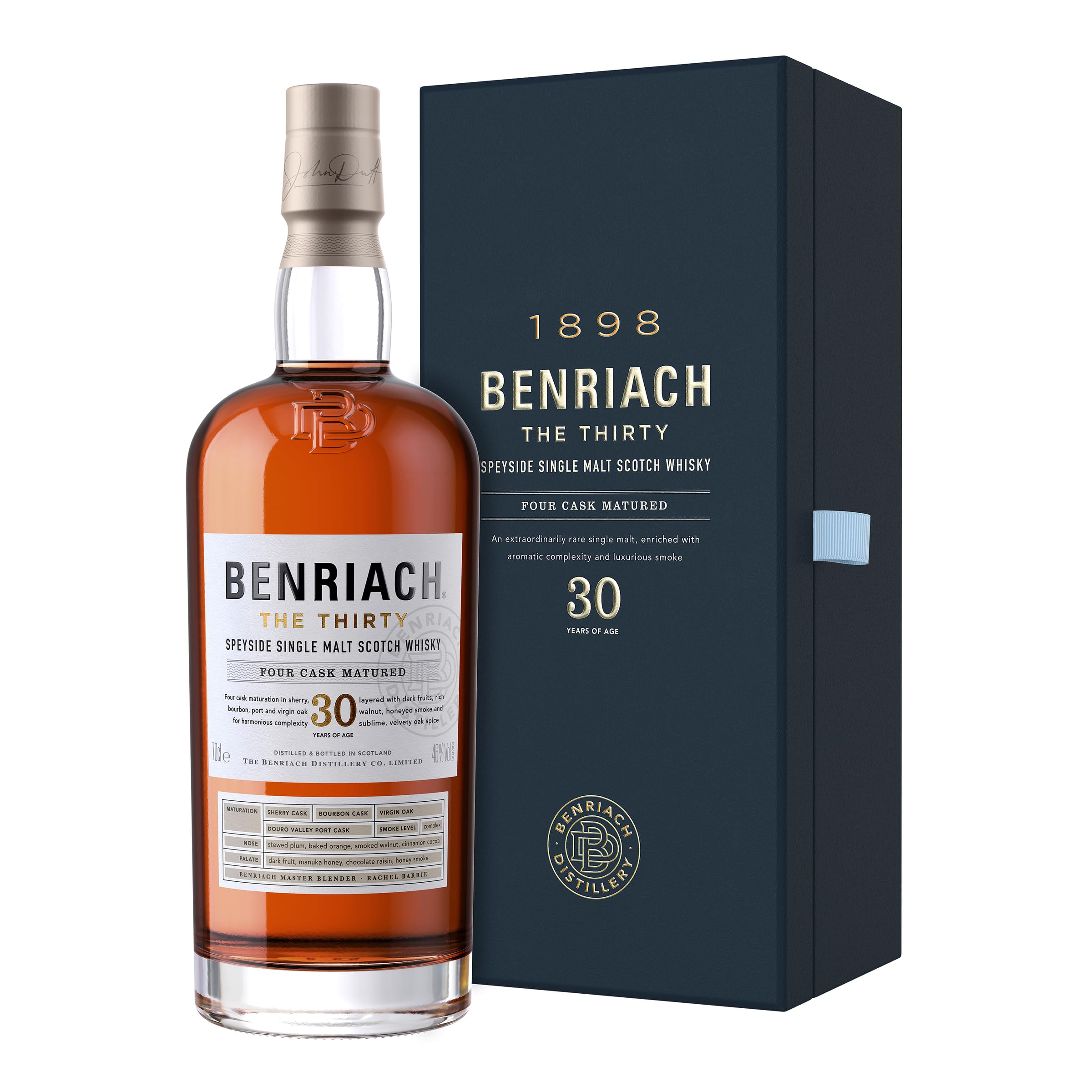 Benriach THE THIRTY Single Malt Four Cask Matured 46% Vol. 0,7l en boî — Piscosaveur