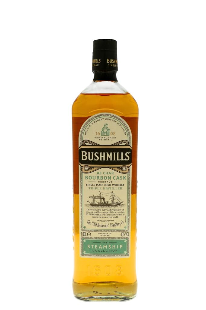 Bushmills CHAR BOURBON CASK Reserve The Steamship Collection 40% Vol.  — Piscosaveur
