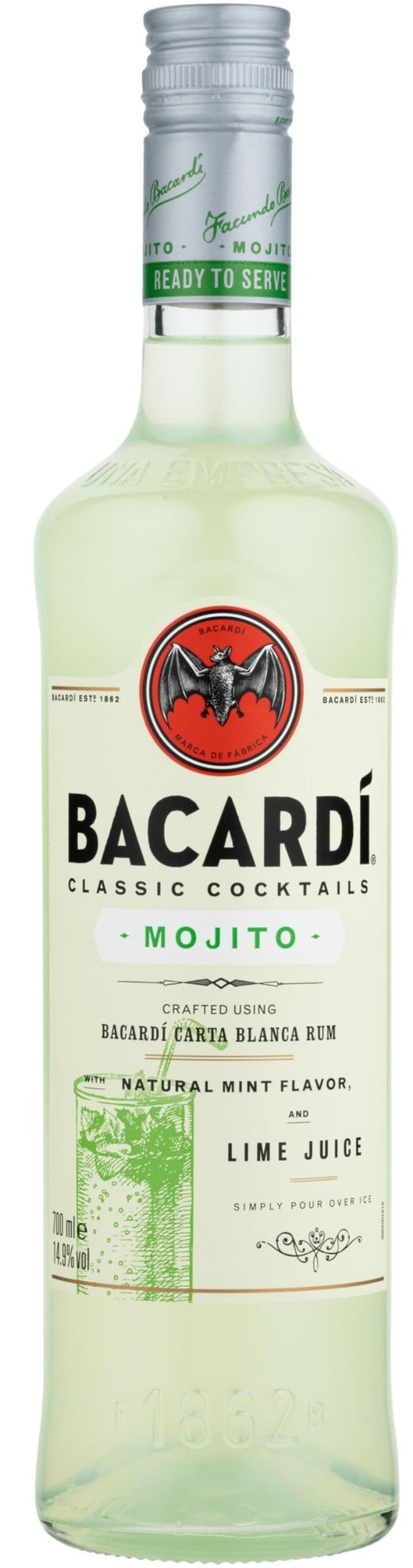 Bacardi Mojito 14,9% Vol. 0,7l — Rhum — Piscosaveur