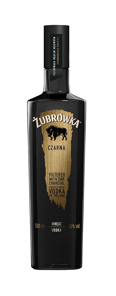 Zubrowka CZARNA Wódka Polska 40% Vol. 0,5l