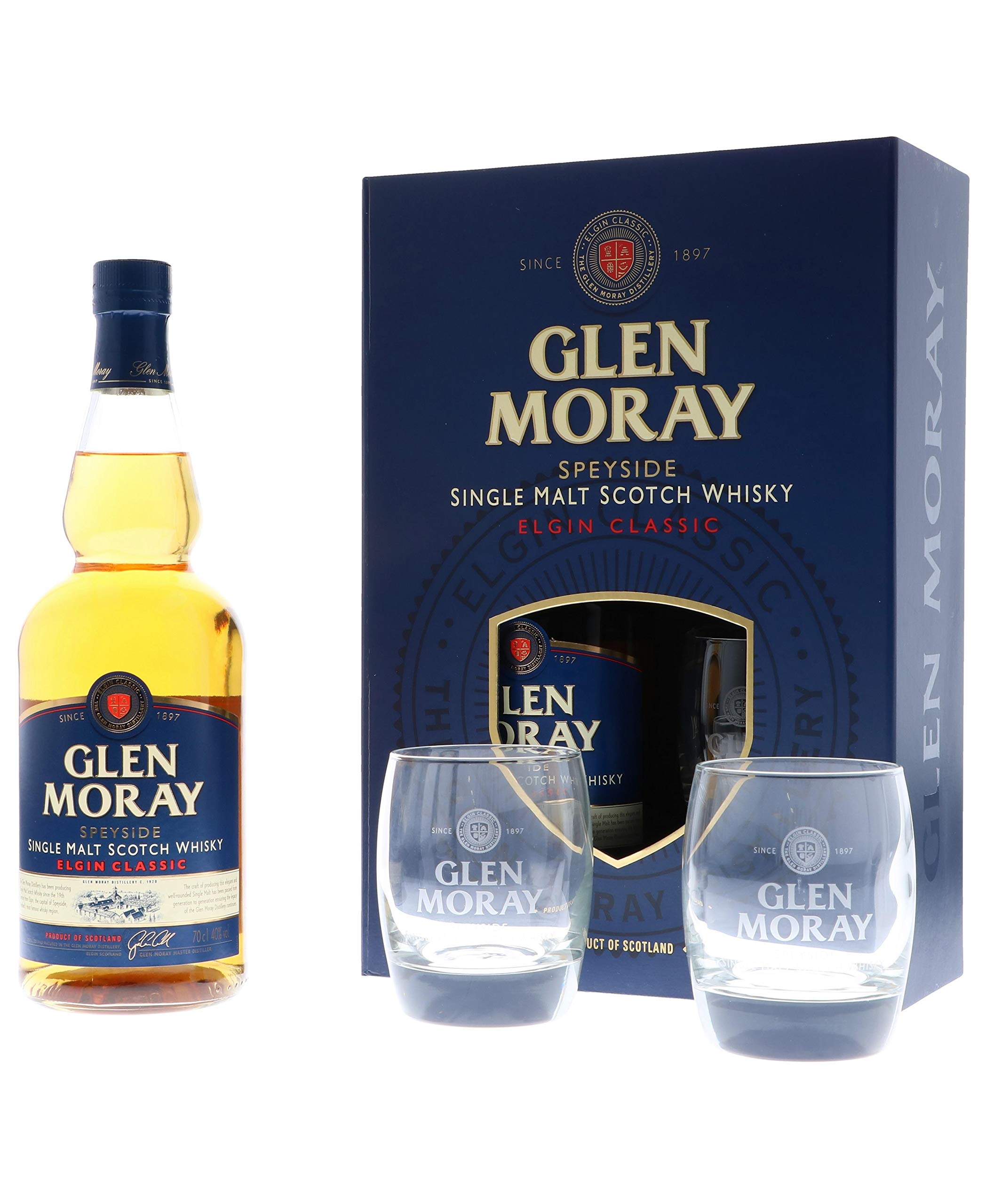 Glen Moray Our Classic 40% Vol. 0,7l en boîte cadeau — Piscosaveur