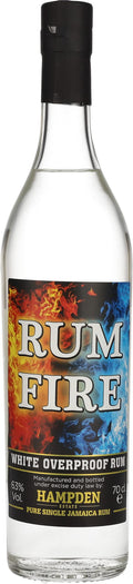 Hampden Estate RUM FIRE White Overproof Rum 63% Vol. 0,7l — Piscosaveur