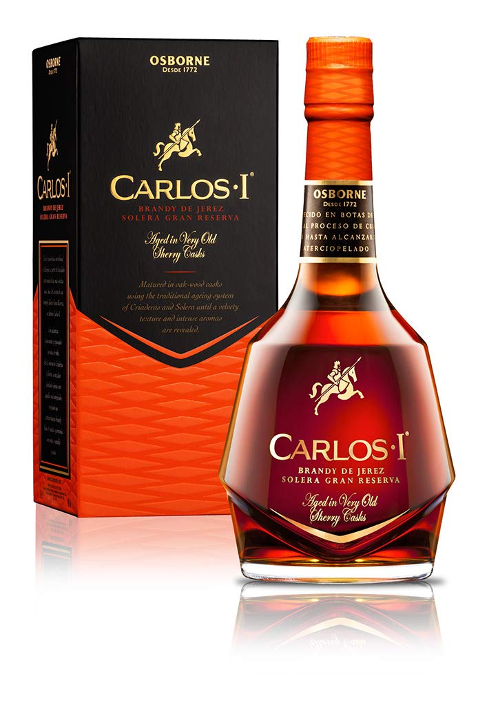 Carlos I Brandy de Jerez Solera Gran Reserva Sherry Casks 40% Vol. 0,7 — Piscosaveur