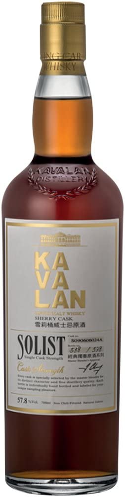 Kavalan SOLIST Single Malt Whisky Oloroso Sherry Cask 59,4% Vol. 0,7l  — Piscosaveur