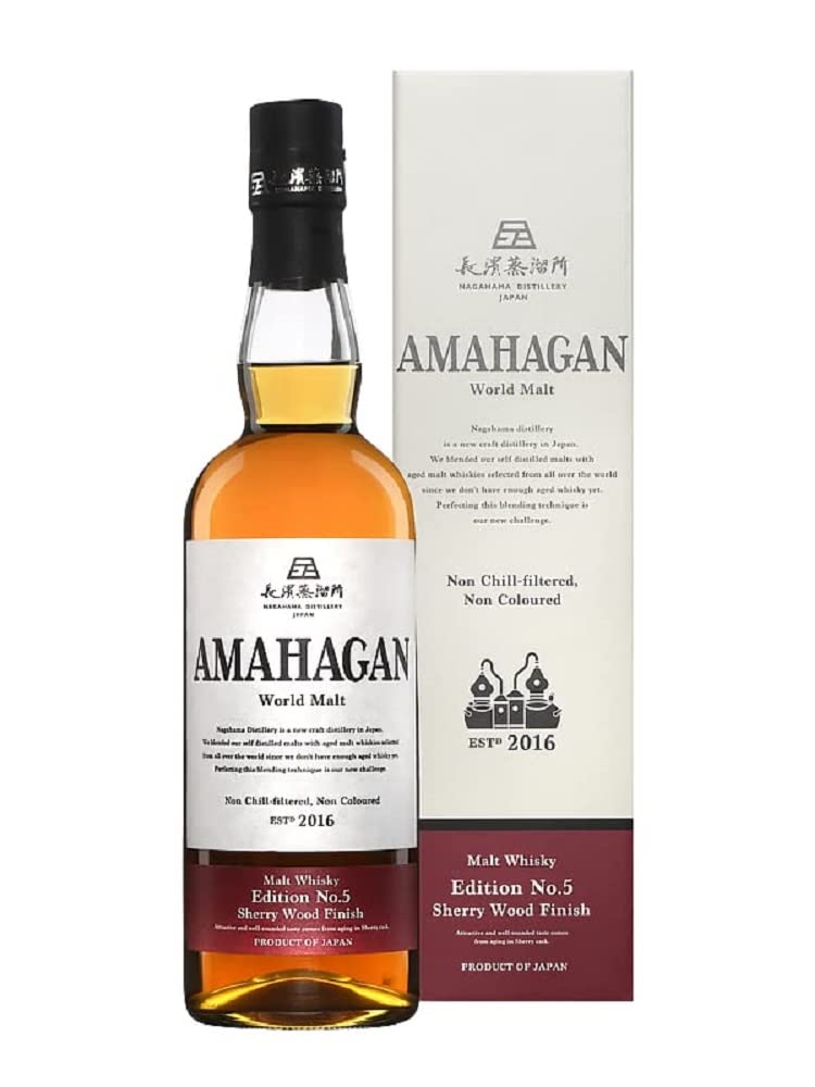 Amahagan World Malt Whisky Edition No.5 SHERRY WOOD Finish 47% Vol. 0,7l en boîte cadeau — Whisky — Piscosaveur