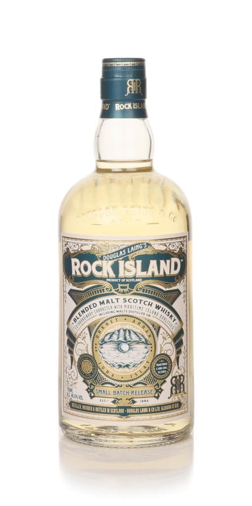 Douglas Laing ROCK ISLAND Blended Malt 46,8% Vol. 0,7l en boîte cadeau — Piscosaveur