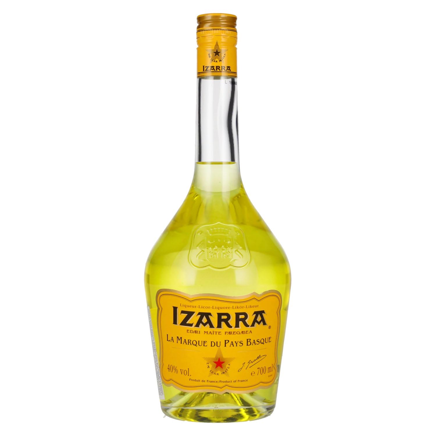 Izarra LA MARQUE DU PAYS BASQUE Jaune Liqueur 40% Vol. 0,7l — Piscosaveur