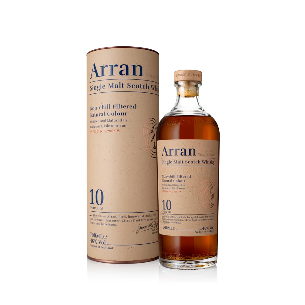 Arran 10 Years Old Single Malt Scotch Whisky 46% Vol. 0,7l en boîte cadeau — Whisky — Piscosaveur