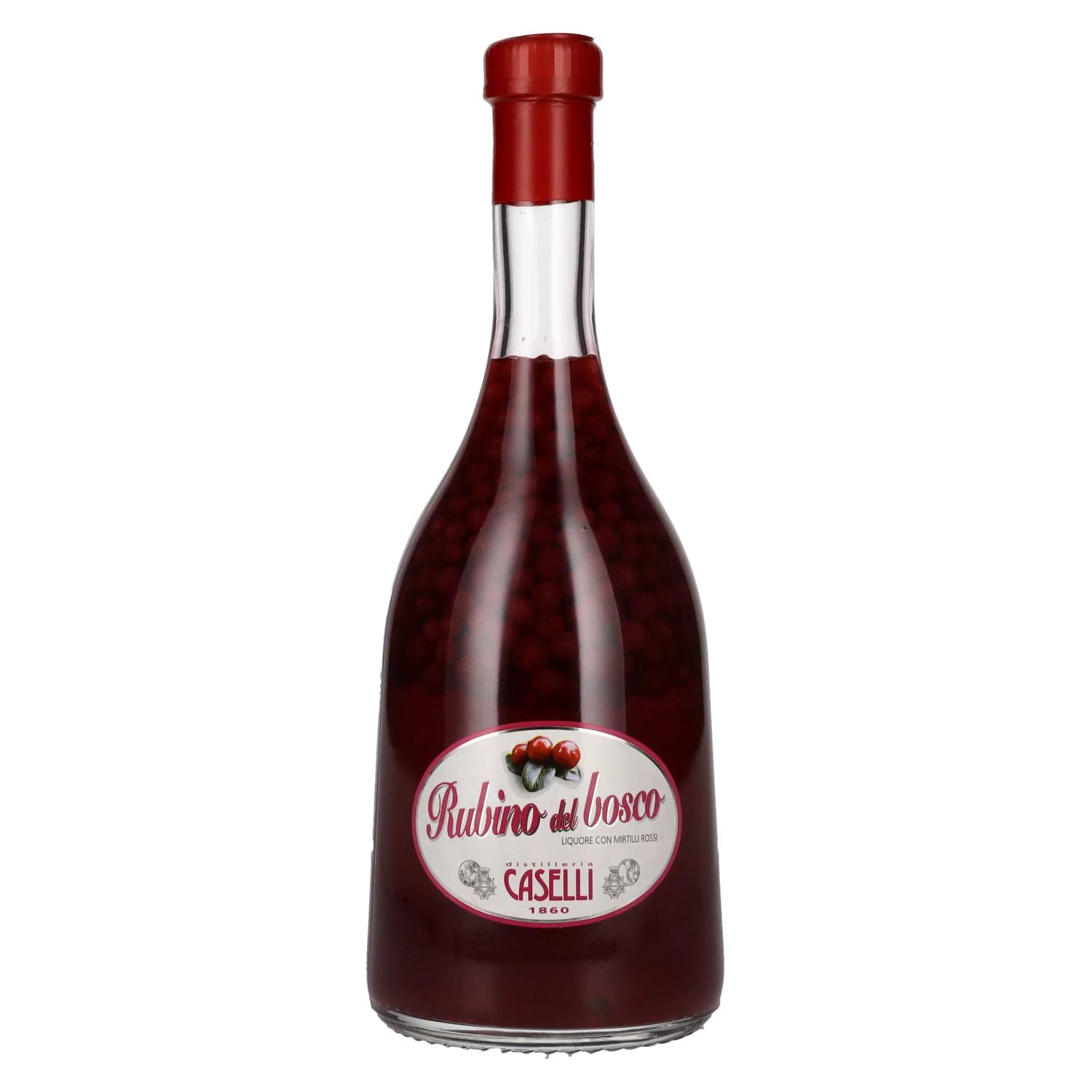 Caselli Rubino del bosco Liquore con Mirtilli Rossi 25% Vol. 0,7l — Piscosaveur
