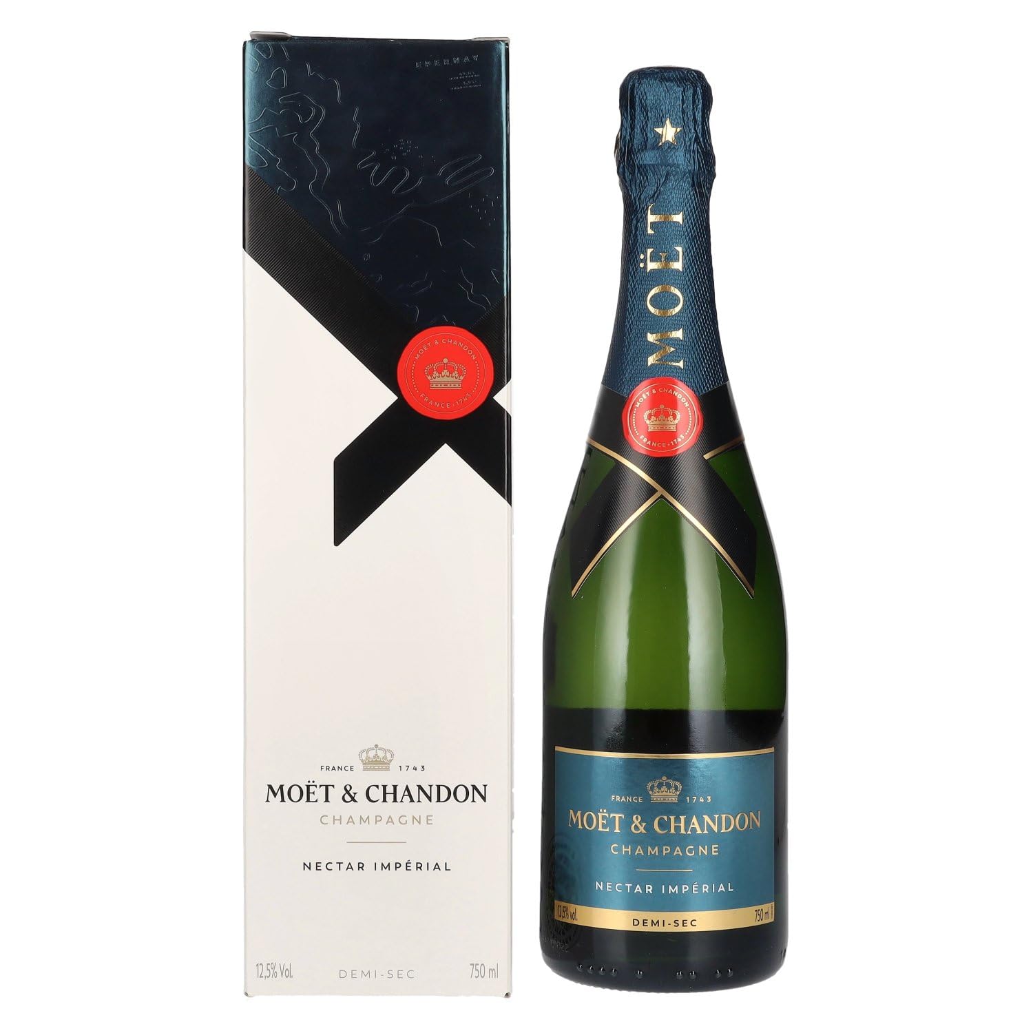 Moët & Chandon Champagne NECTAR IMPÉRIAL Demi-Sec 12,5% Vol. 0,75l en  — Piscosaveur