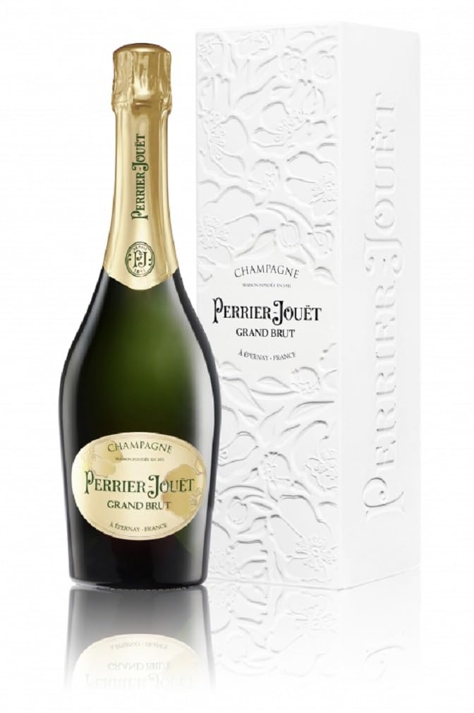 Perrier-Jouët Champagne Grand Brut 12,5% Vol. 0,75l en boîte cadeau — Piscosaveur