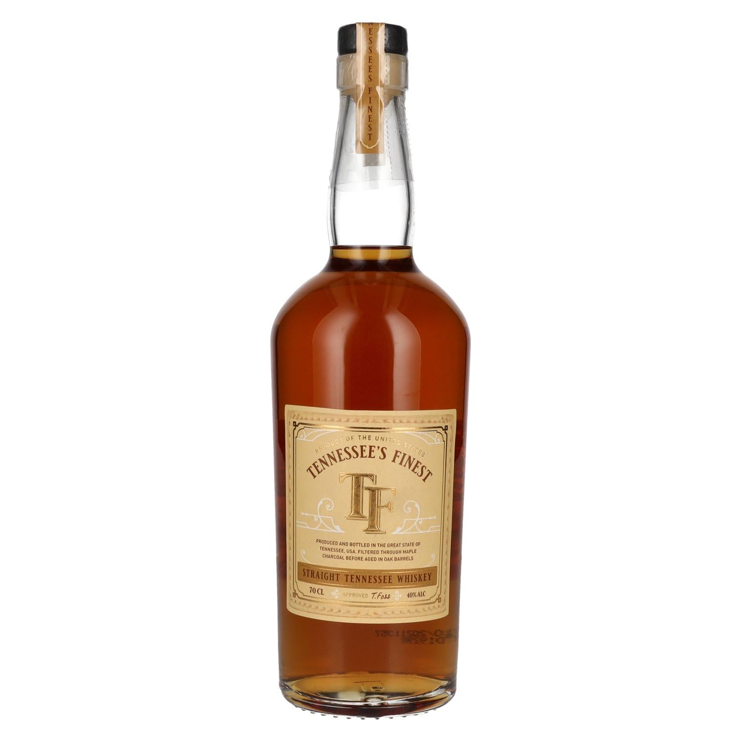 TENNESSEE'S FINEST Straight Tennessee Whiskey 40% Vol. 0,7l — Piscosaveur