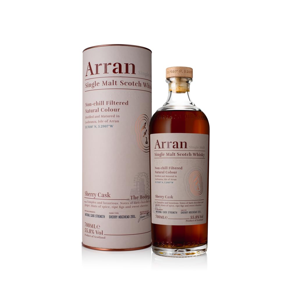 Arran Single Malt SHERRY CASK The Bodega 55,8% Vol. 0,7l en boîte cadeau — Whisky — Piscosaveur