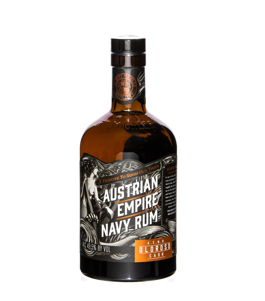 Austrian Empire Navy Rum OLOROSO CASK 49,5% Vol. 0,7l en boîte cadeau — Rhum — Piscosaveur
