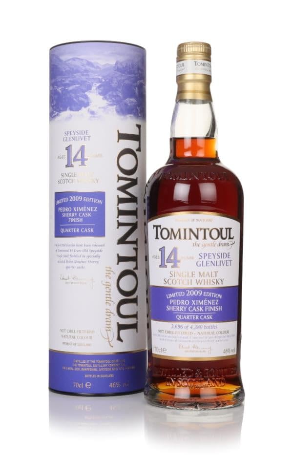 Tomintoul 14 Years Old PX SHERRY QUARTER CASK Finish 2009 46% Vol. 0,7l en boîte cadeau