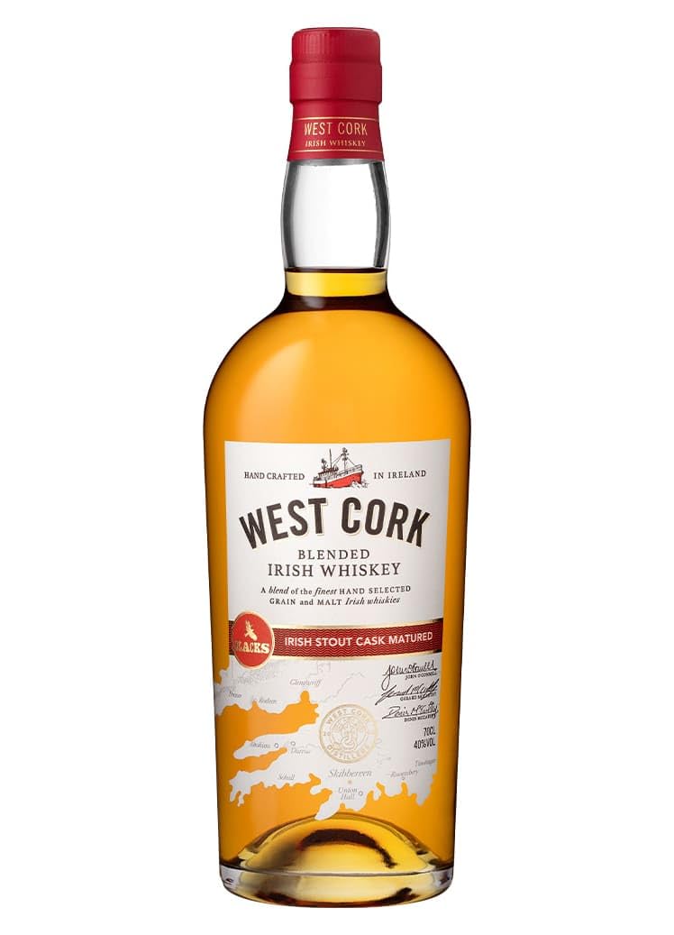 West Cork Blended Irish Whiskey IRISH STOUT CASK FINISH 40% Vol. 0,7l
