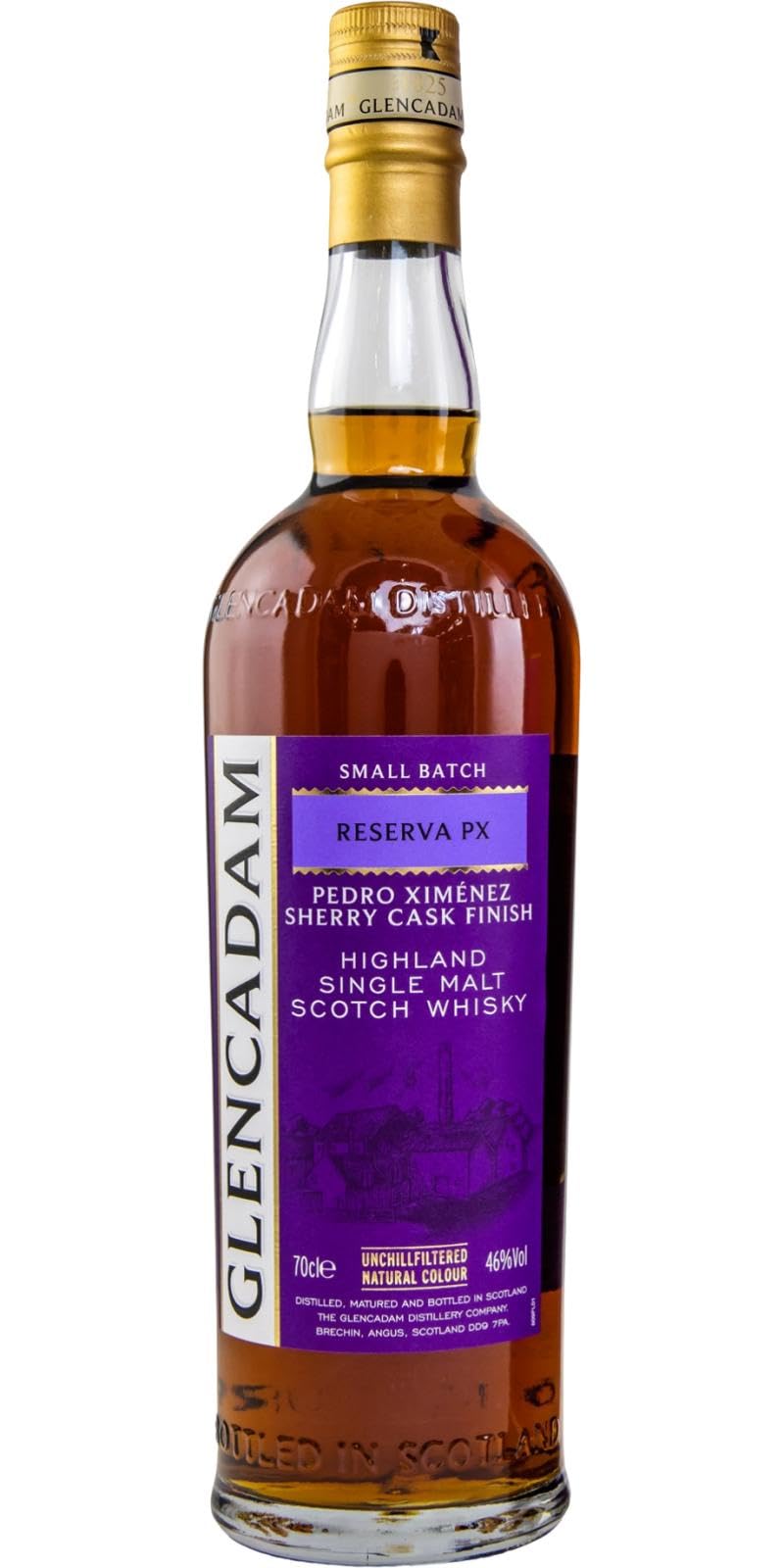 Glencadam RESERVA PX Small Batch 46% Vol. 0,7l en boîte cadeau — Piscosaveur