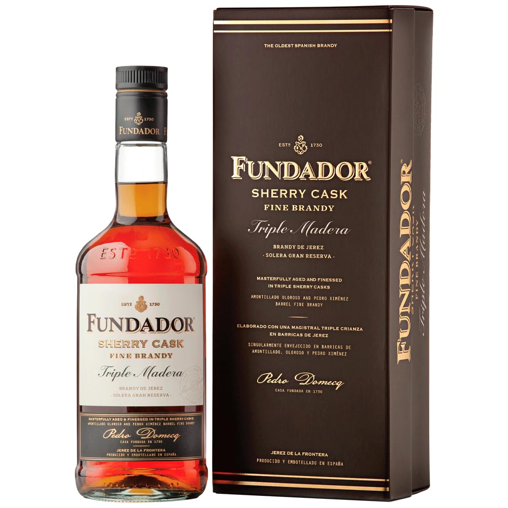 Fundador Triple Madera Sherry Casks Brandy de Jerez 38% Vol. 0,7l — Piscosaveur