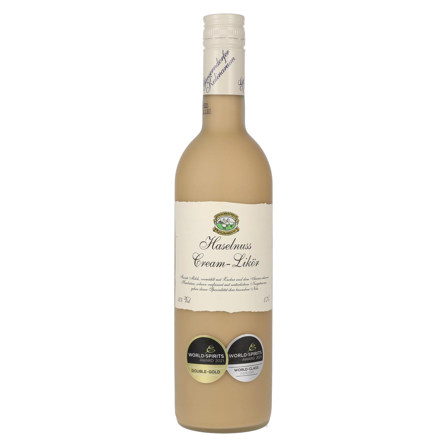 Gänserndorfer Kulinarium Haselnuss Cream-Likör 15% Vol. 0,7l — Piscosaveur