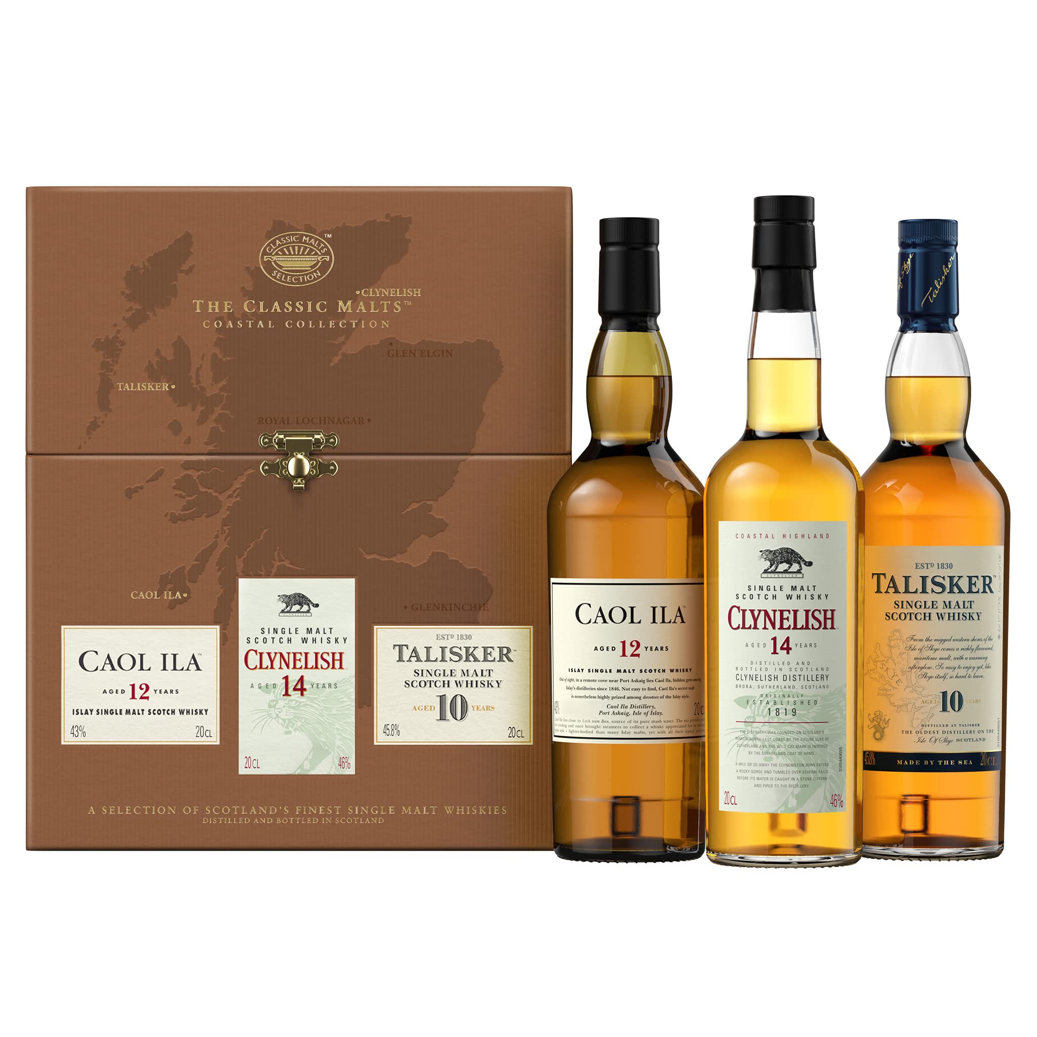 The Classic Malts Selection Collection 44,9% Vol. 3x0,2l en boîte cade — Piscosaveur