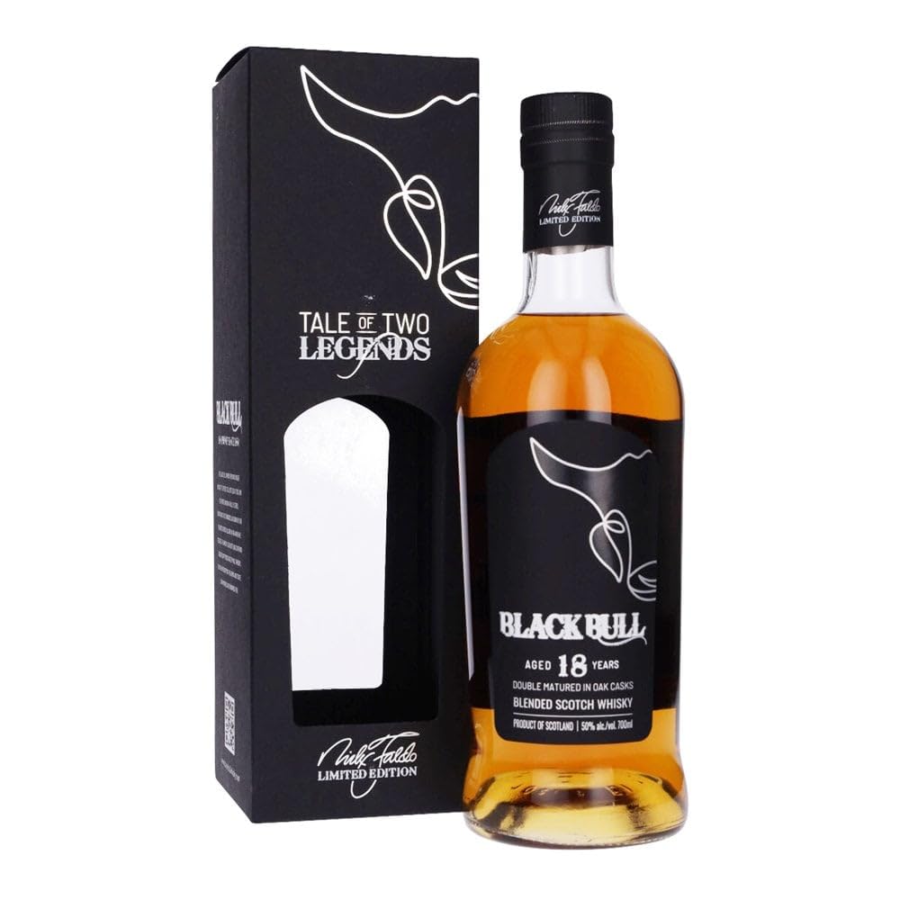 Duncan Taylor Black Bull 18 Years Old Nick Faldo Limited Edition 50% Vol. 0,7l en boîte cadeau