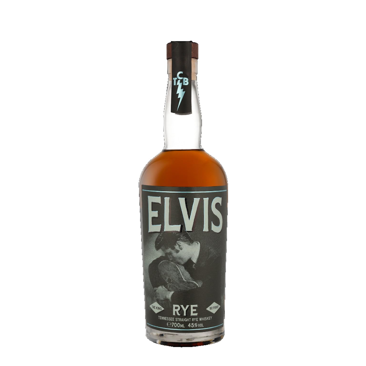 Elvis THE KING Straight RYE Whiskey 45% Vol. 0,7l