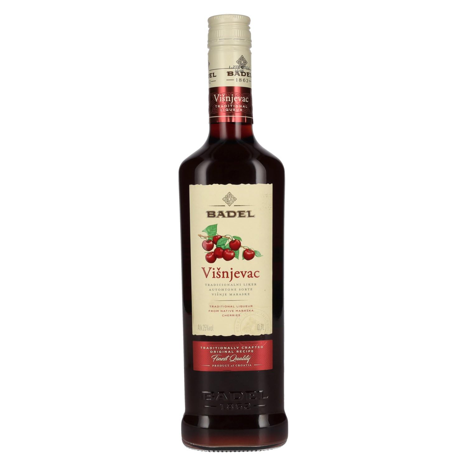 Badel Višnjevac Kirschlikör 25% Vol. 0,7l — Spiritueux — Piscosaveur
