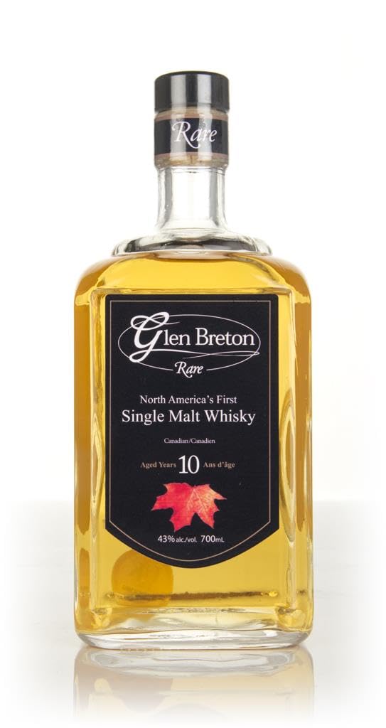 Glen Breton Rare 10 Years Old Canada's First Single Malt Whisky 43% Vol. 0,7l en boîte cadeau