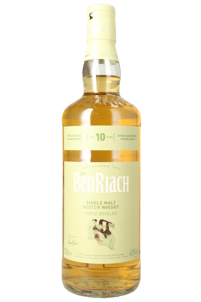Benriach 10 Years Old Triple Distilled Double Cask Matured 43% Vol. 0,7l en boîte cadeau