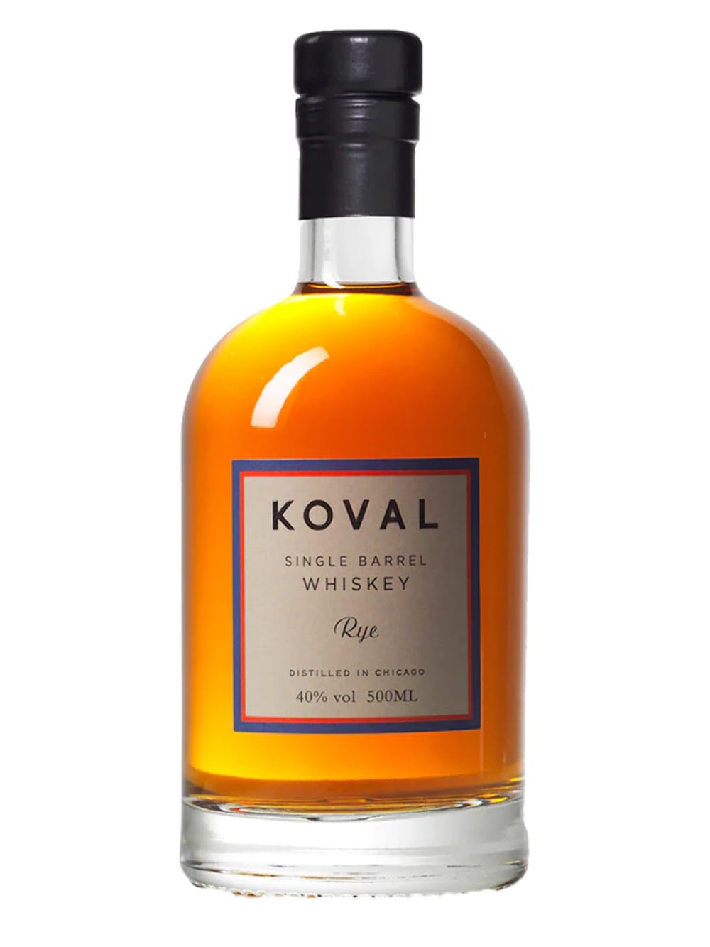 Koval RYE Single Barrel Whiskey 40% Vol. 0,5l — Piscosaveur