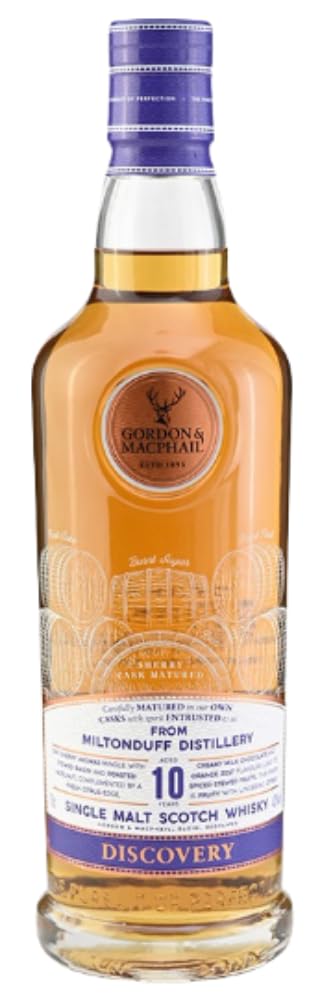 Gordon & MacPhail MILTONDUFF 10 Years Old Discovery 43% Vol. 0,7l en b — Piscosaveur