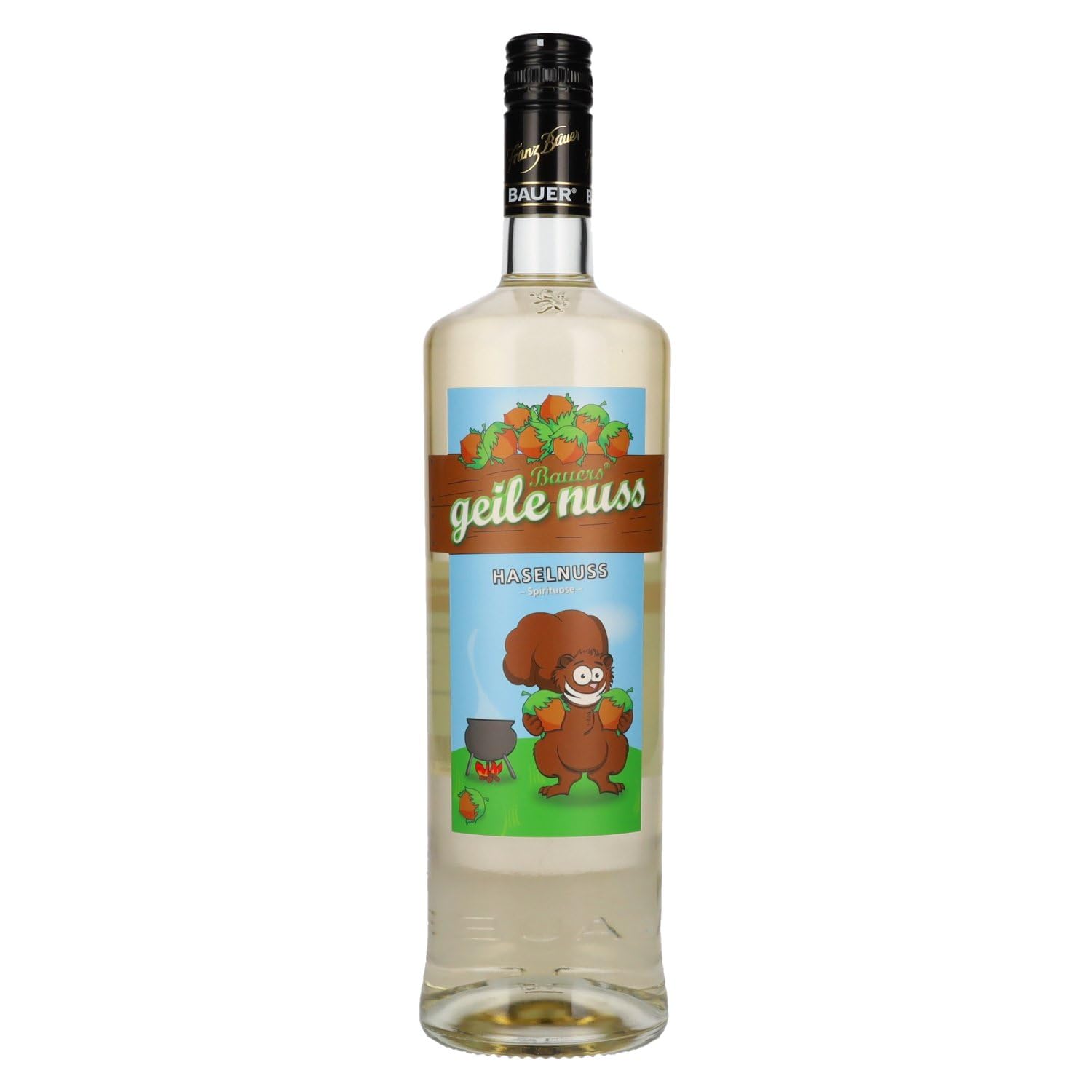 Bauers geile nuss Haselnuss Spirituose 33% Vol. 1l — Spiritueux — Piscosaveur