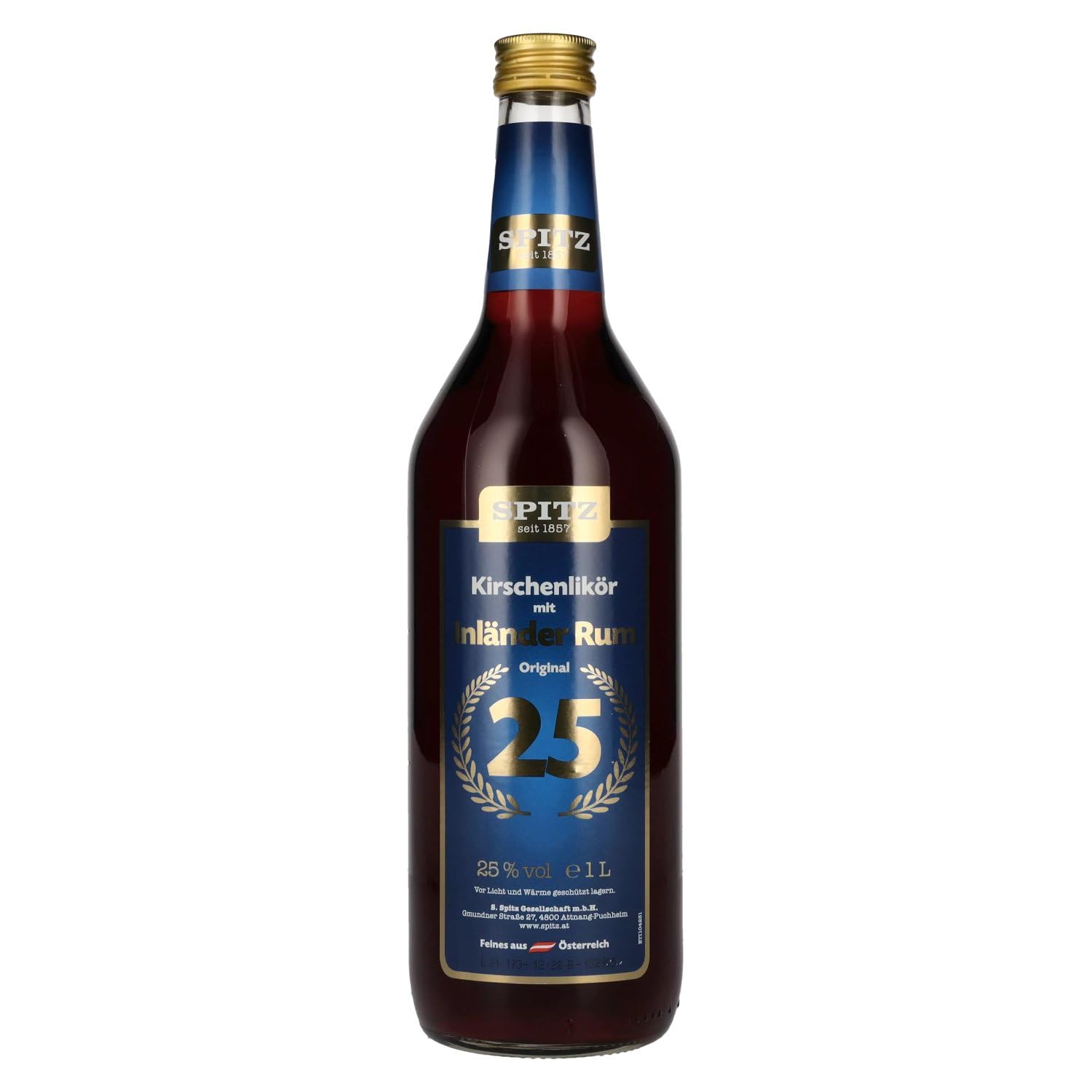 Spitz Kirschenlikör avec Inländer Rum 25% Vol. 1l — Piscosaveur