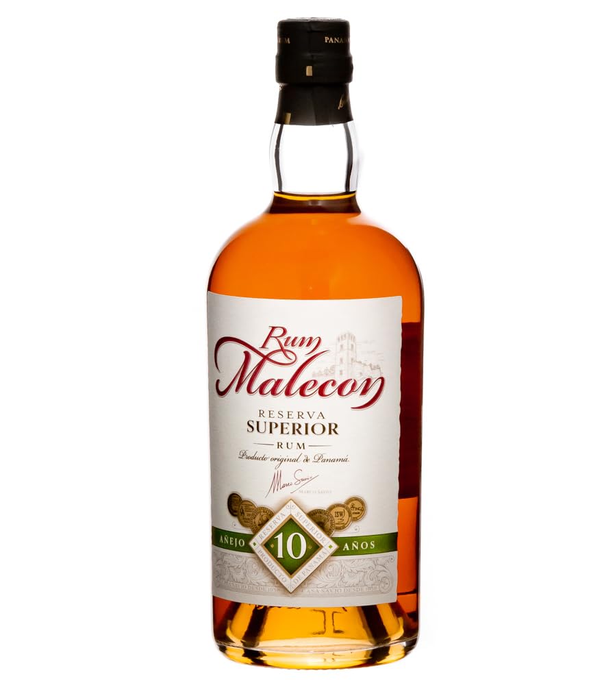 Rum Malecon Añejo 10 Años Reserva Superior 40% Vol. 0,7l en boîte cade — Piscosaveur