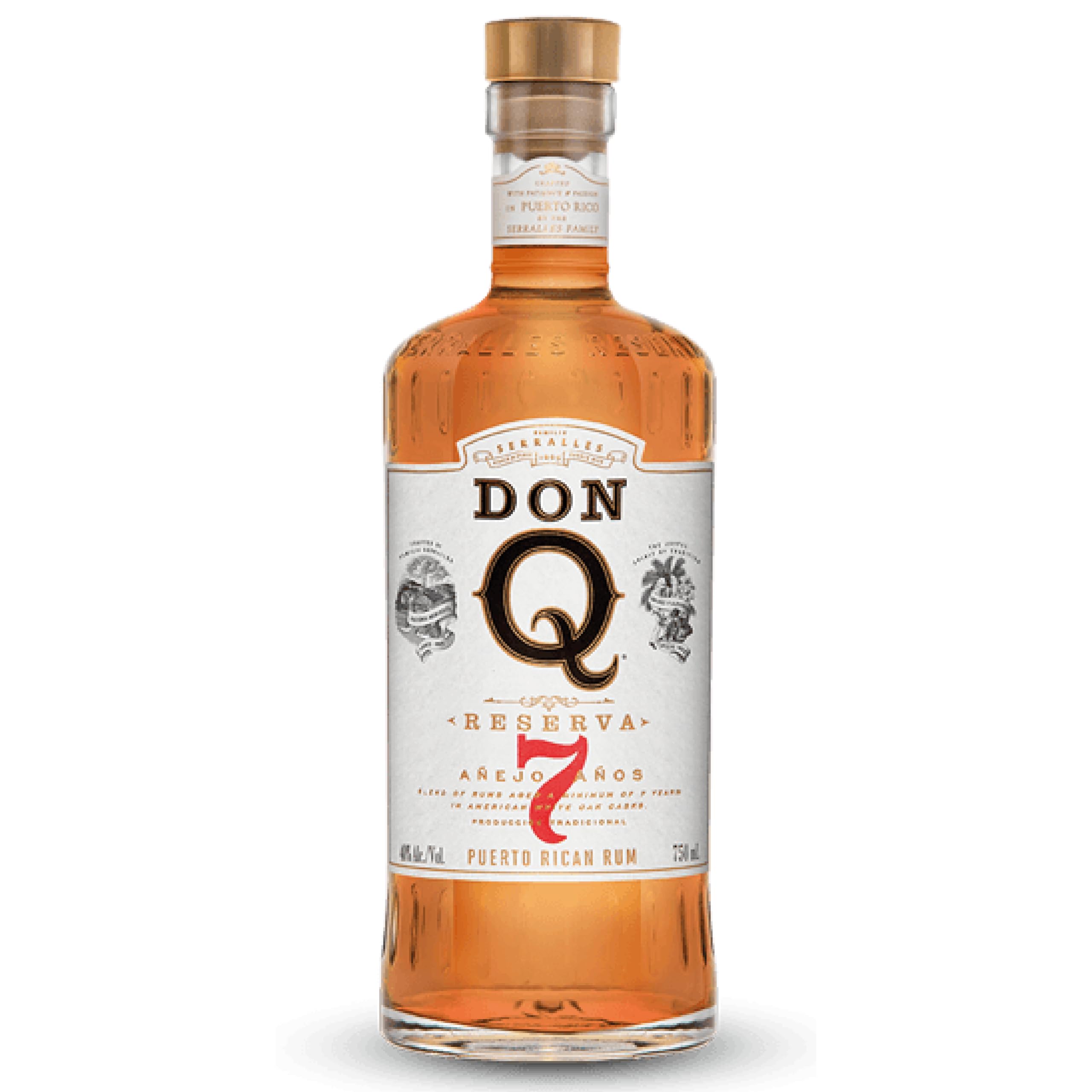 Don Q RESERVA Añejo 7 Años Puerto Rican Rum 40% Vol. 0,7l