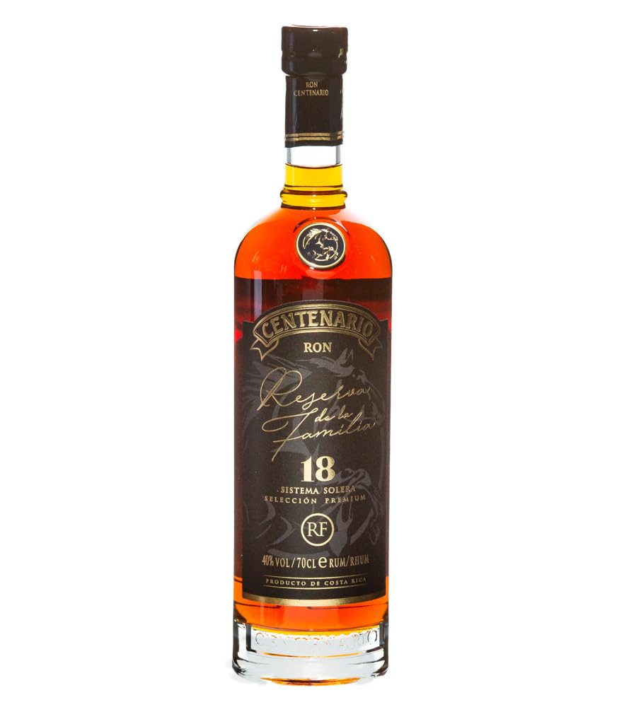 Ron Centenario RESERVA DE LA FAMILIA 18 Sistema Solera Rum 40% Vol. 0,7l en boîte cadeau