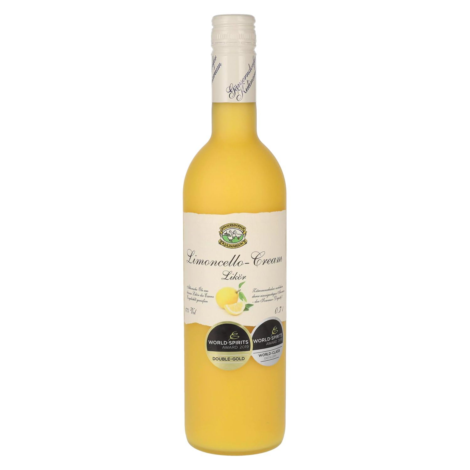 Gänserndorfer Kulinarium Limoncello-Cream Likör 17% Vol. 0,7l — Piscosaveur
