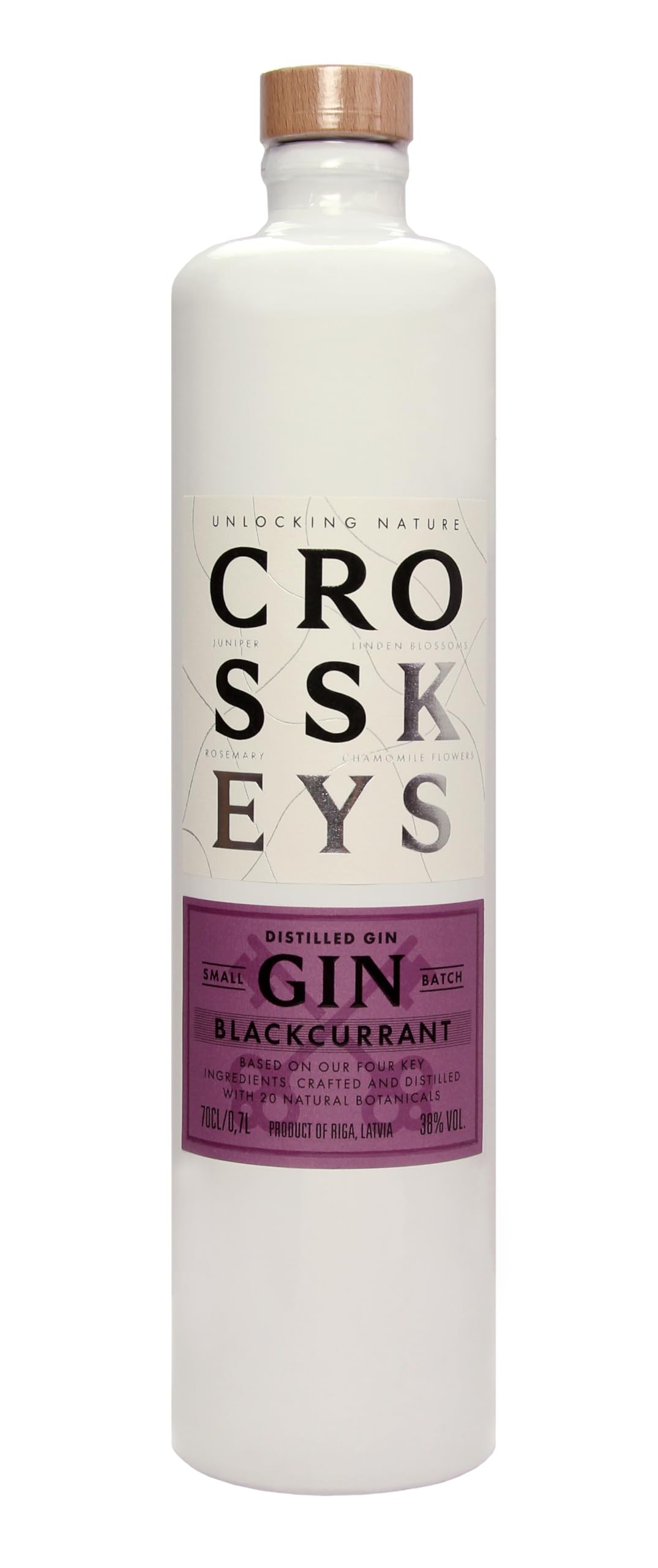 Cross Keys Gin Black Currant Premium Craft Gin 38% Vol. 0,7l — Piscosaveur