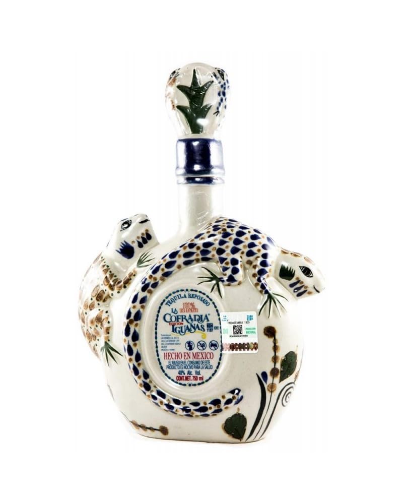 La Cofradia Tequila Reposado 100% de Agave Edicion IGUANAS 38% Vol. 0,7l