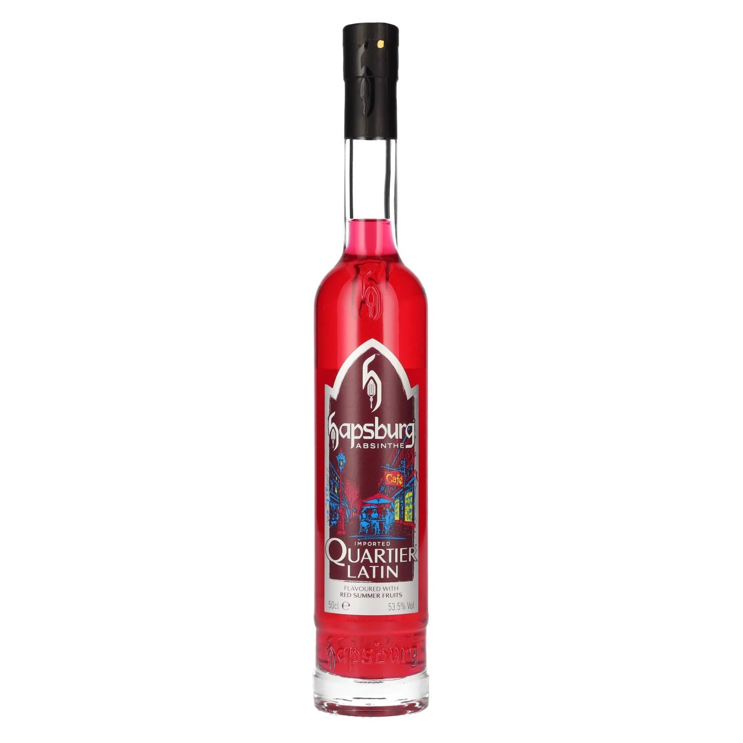 Hapsburg Absinthe QUARTIER LATIN Flavoured with Red Summer Fruits 53,5 — Piscosaveur